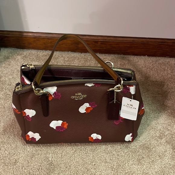 Coach Handbags - Burgundy coach bag
